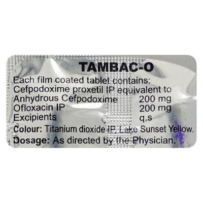 Tambac O Tablet 10'S - Bacterial Infections-Cep