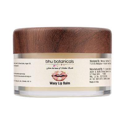 bhu botanicals Waxy Lip Balm with Beeswax Avocado Oil and Shea Butter 15 gm - Lip Balms