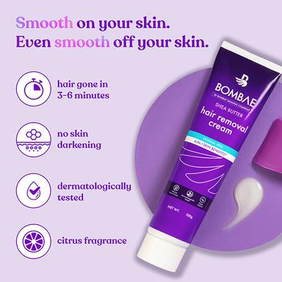 Bombae Shea Butter Hair Removal Cream 100 gm - Shaving & Hair Removal