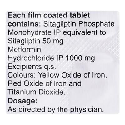 SITALEMBIC M 1000 Tablet 15's - Diabetes-Ant