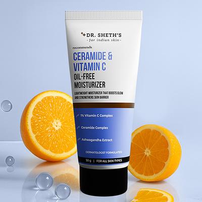 Dr. Sheth's Ceramide & Vitamin C Oil - Free Moisturizer 50 gm - Face Moisturizers