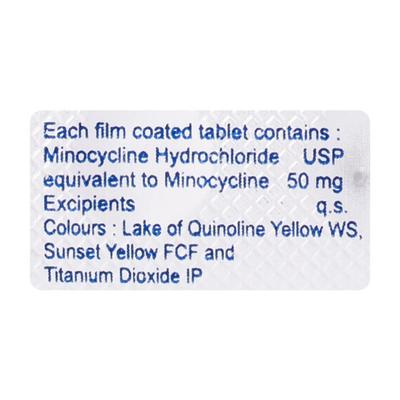 Minoz 50mg Tablet 10'S - Bacterial Infections-Tet