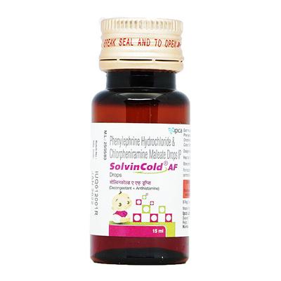 Solvin Cold AF Drops 15ml - Cough And Cold-Cou