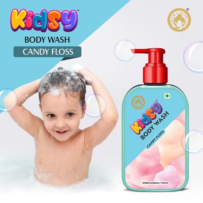 Mom & World Kidsy Body Wash - Candy Floss 240 ml - Baby Body Wash
