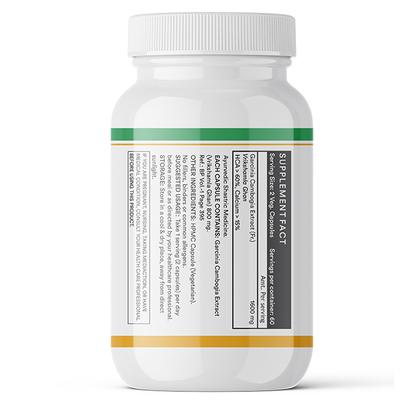 INLIFE Garcinia Cambogia 1600 mg Vegetarian Capsules 120's - Weight Loss