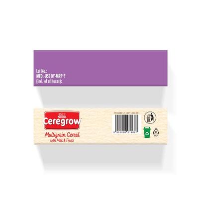 Nestle Ceregrow 2 - 6 years Multigrain Cereal with Milk & Fruits Powder - Refill Pack 300 gm - Baby And Infant Supplements