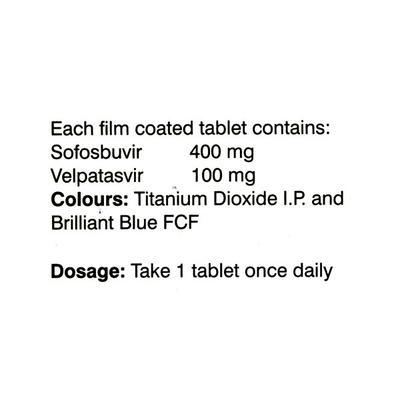 Velpanat Tablet 28'S - Viral infections-Ant