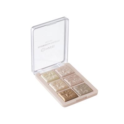 Mars 6 Shade illuminating Highlighter and Blusher Palette - 01 12 gm - Highlighters & Illuminators