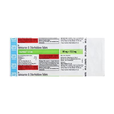 Telpres CT 80/12.5mg Tablet 10'S - Hypertension-Ang