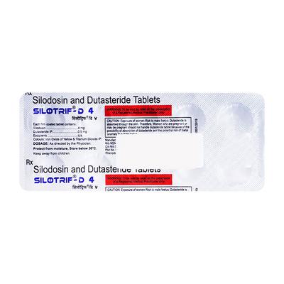 SILOTRIF D4 Tablet 10's - Bladder And Prostate Disorders-Dru