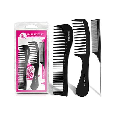 Majestique Professional Wide Comb, Tail Comb, Dresser Hair Comb for All Hair Types and Styles 1's - Hair Combs