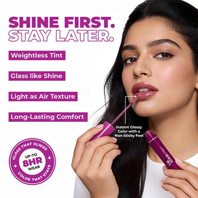 Lamel Lip Stain Hydrating Lip Tint 01 Confidence 2.7 gm - Lip Stains & Tints