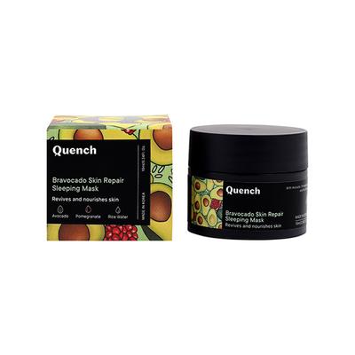 Quench Botanics Avocado Repairing Night Cream (Sleeping Mask) with Vitamin B5 10 ml - Masks & Peels