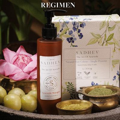 Sadhev-Hair Colour Single Process 100 gm - Powder