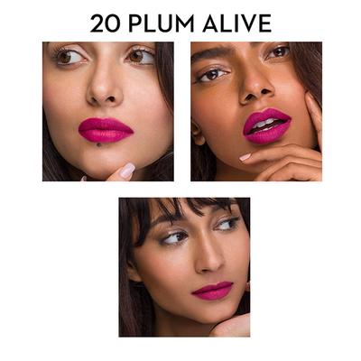 SUGAR Cosmetics Nothing Else Matter Longwear Lipstick - 20 Plum Alive (Deep Berry with cool undertone) 3.5 gm - Lipsticks