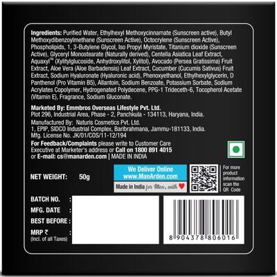 Man Arden Daily Multi Action Hydrating Day Cream 50 gm - Day Cream