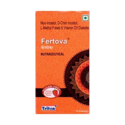 Fertova Sugar Free Delicious Strawberry Flavour Diskette 10'S - Supplements-Vam