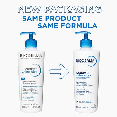 Bioderma Atoderm Creme Ultra-Nourishing - Moisturizer For Normal To Sensitive Dry Skin 500 ml - Face Moisturizers