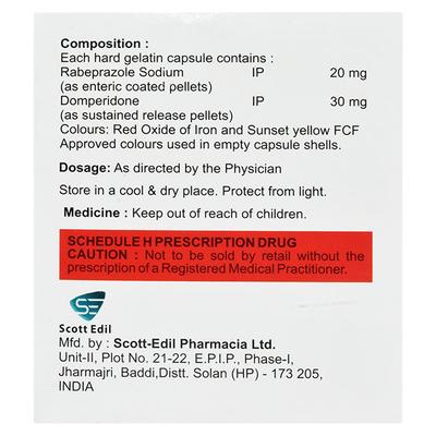 MEGARAB D SR Capsule 10's - Ulcer/Reflux/Flatulence-Aaa