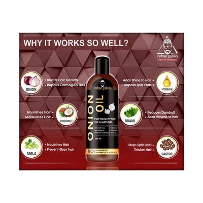 Urban Gabru Onion Hair Oil 250 ml - Hair Oils