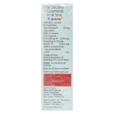 Oxyspray Spray 10gm - Nasal Congestion-Nas