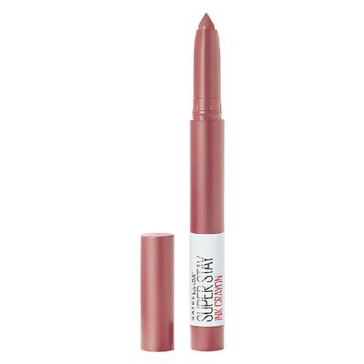 Maybelline New York Super Stay Crayon Lipstick, 15 Lead the way 1.2 gm - Lipsticks