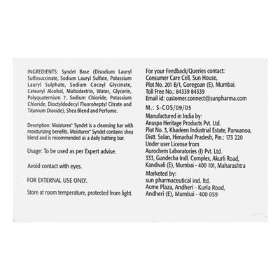 Moisturex Syndet Bar 75gm - Dry Skin-Emo
