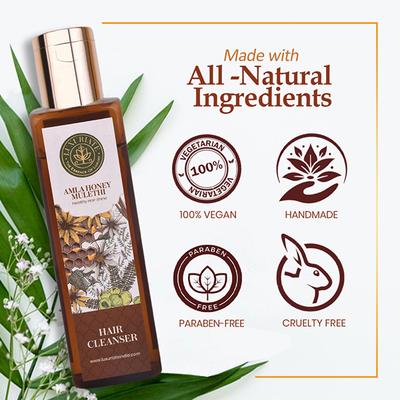 Luxuriate Amla Honey Hair Cleanser Shampoo for Hair Fall Control and Healthy Scalp Hair 200 ml - Shampoos