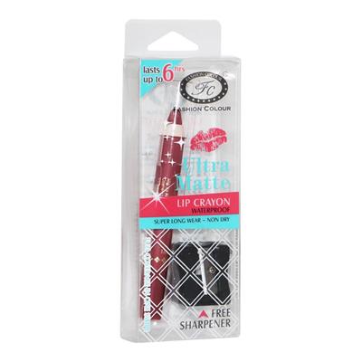Fashion Colour Lip Crayon, Waterproof, Long Lasting, 12 Dark Violet 2.8 gm - Lip Crayons