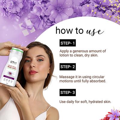 Globus Naturals Doodh Kesar Body Lotion, Enriched with Gulab and Haldi, for Natural Glow, 200ml each 5's - Creams, Lotions & Oils