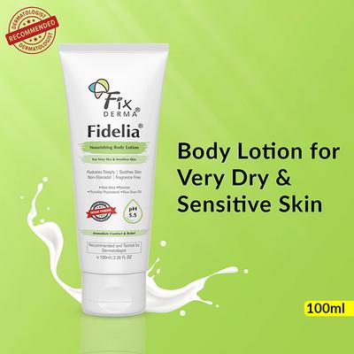 Fixderma Fidelia Nourishing Body Lotion, Moisturizer For Face & Body 100 ml - Face Moisturizers