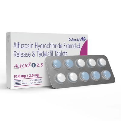 ALFOO T 2.5 Tablet 10's - Bladder And Prostate Disorders-Dru