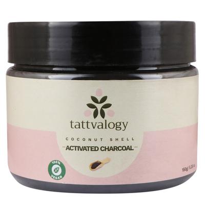 Tattvalogy Activated Charcoal Fine Powder (From Coconut Shell) 150 gm - Masks & Peels