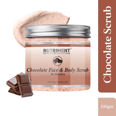 Nutriment Chocolate Scrub All Skin Type 250 gm - Scrubs & Exfoliants