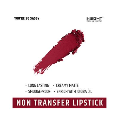 INSIGHT COSMETICS 24 HRS NON TRANSFER MATTE LIPSTICK (LL-03)-YOU'RE SO SASSY (20) 3 gm - Lipsticks
