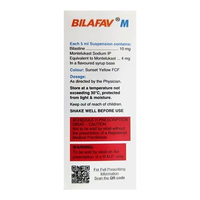 BILAFAV M Mango Flavour Suspension 60ml - Allergies-Ant
