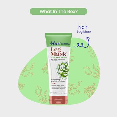 Nair 3 in 1 Leg Mask - Seaweed 227 gm - Hair Masks & Packs