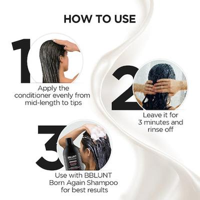 BBlunt Born Again Conditioner with Quinoa and Keratin for Stressed Hair 250 gm - Conditioners
