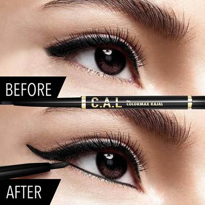 CAL Losangeles One Stroke Intense Black Max Kajal Pencil 10 gm - Kajal & Kohls