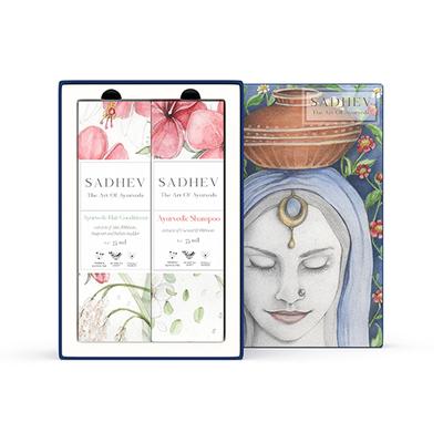Sadhev Arva Prithvi - The Hair Elixir Gift Box - Ayurvedic Shampoo 75ml 1's - Shampoos
