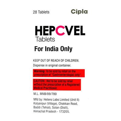 Hepcvel Tablet 28'S - Viral infections-Ant