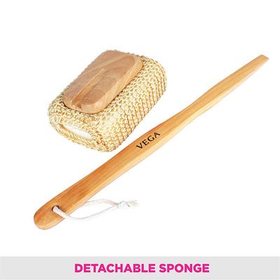 Vega Sisal Sponge Bath Brush (NBA - 1/4) 188 gm - Loofahs & Sponges