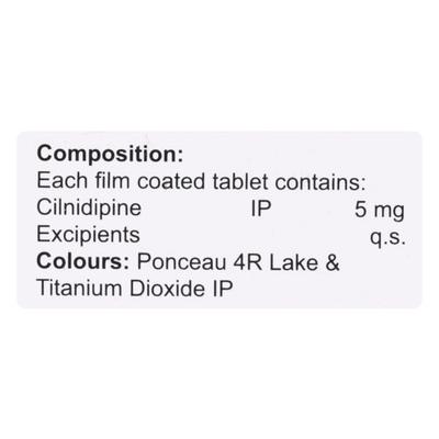 CILNEP 5 Tablet 10's - Hypertension-Cal
