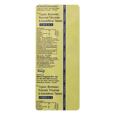 FORHEAL A Tablet 10's - Pain relief-Nsa