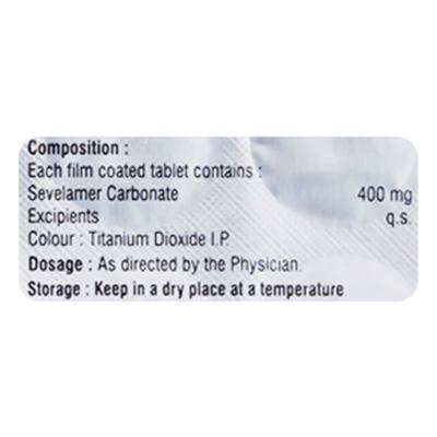 SEVOM 400 Tablet 10's - Kidney Disease/Stones-Oth