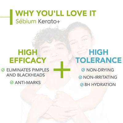Bioderma Sebium Kerato+ Anti-Blemish Gel-Cream 30 ml - Speciality Medicines