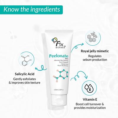 Fixderma Peelonate BHA Face Cleanser 100 ml - Face Gels