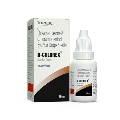 D Chlorex Eye/Ear Drops 10ml - Eye Infections-Eaa