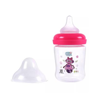 Buddsbuddy Premium Wide Neck Feeding Bottle - Pink 150 ml - Feeding & Nursing