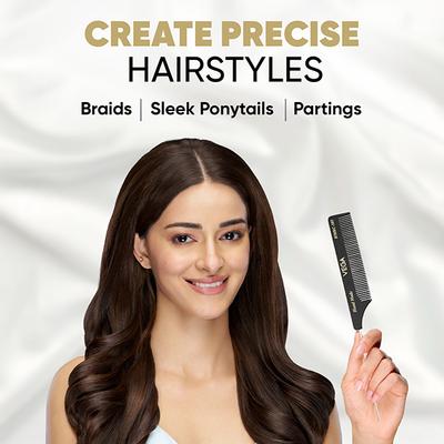 Vega Tail Comb (Steel Pin) (HMBC - 305) 18 gm - Hair Combs